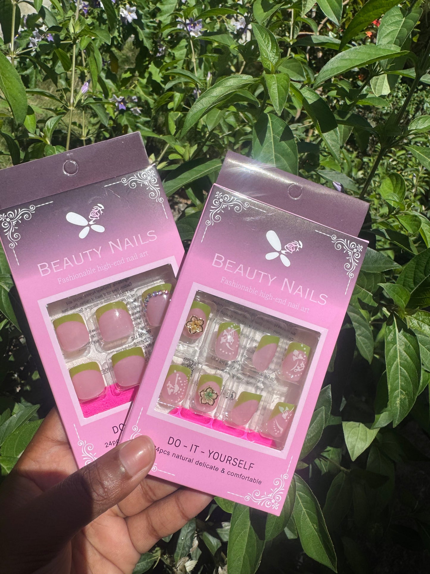 French Tip Toes & Toenails Set