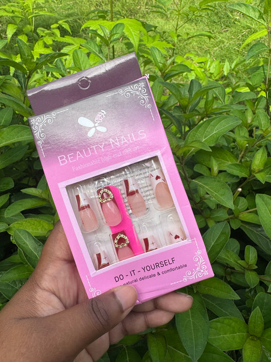 Poker Card Design Nail Set