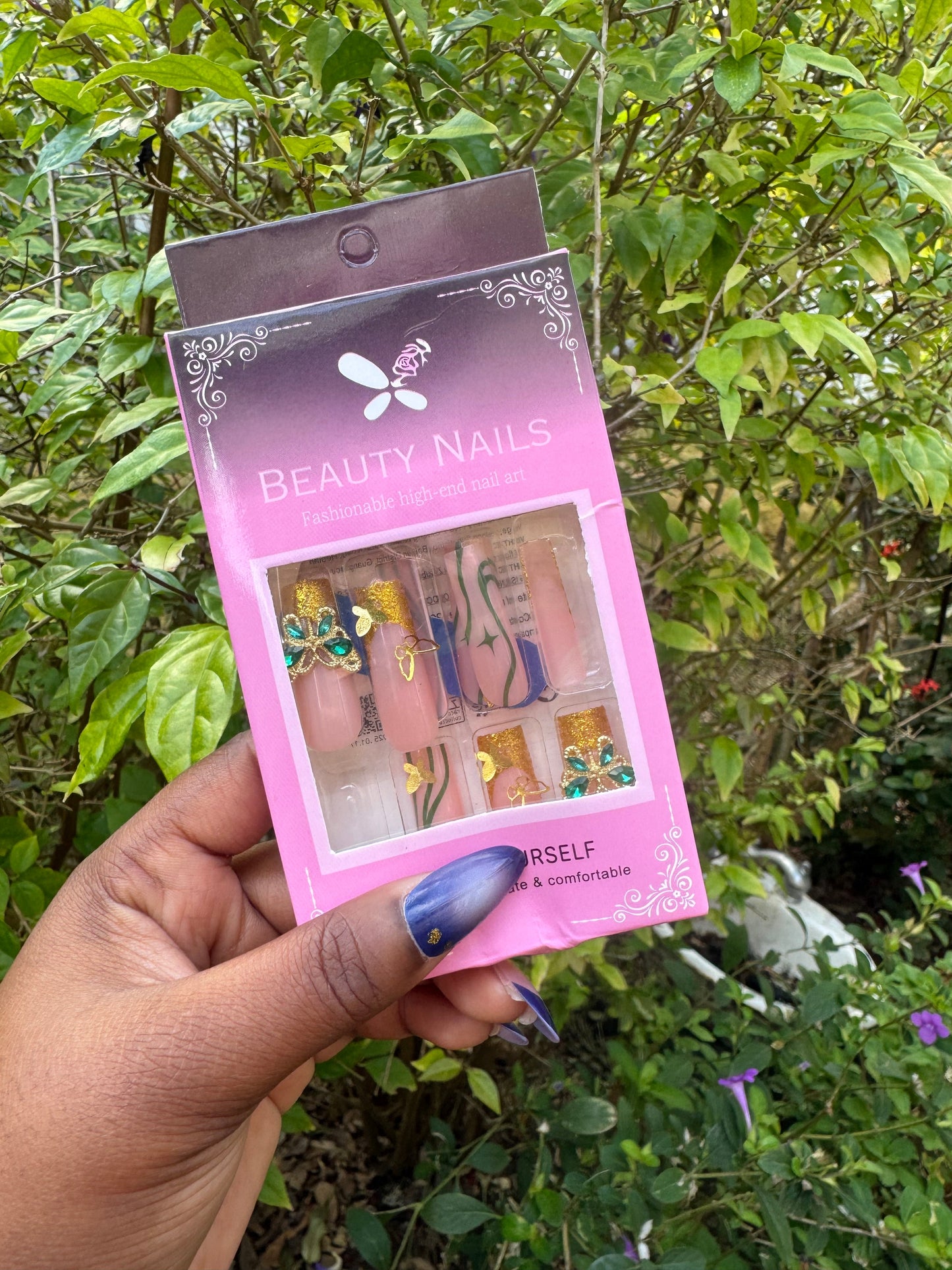 French Coffin Shaped Nails Set