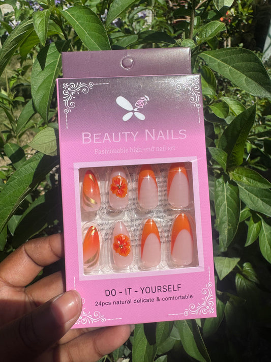 Almond Shaped Nails Set