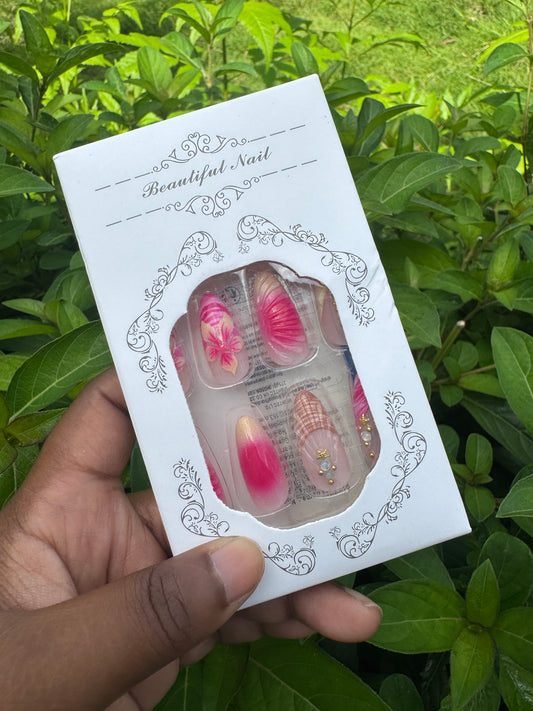 Almond Shaped Nails Set